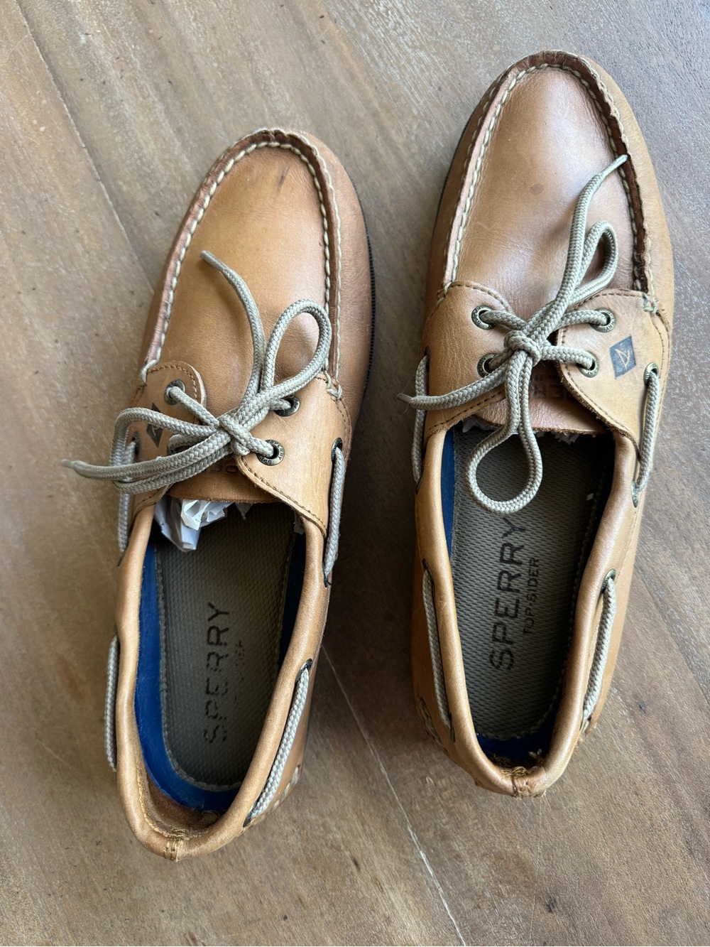 Sperry Men’s Brown Leather 2-Eye Boat Shoes